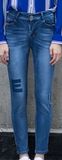 Ladies Latest Fashion Jean Custom Lady Wholesale Long Denim Jeans