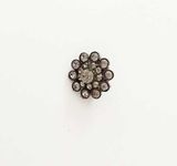 Pearl and Rhinestone Button for Garment Accessories