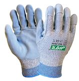 Leather Plam Cut Resistant Anti Abrasion Safety Working Gloves (CE Cut Level 5)