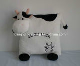 Plush Cow Cushion with Good Embroidery