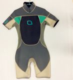 Short Neoprene Surfing Wetsuit with Nylon Fabric (HX15S75)