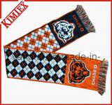 Promotional 100% acrylic Single Layer Knitted Woven Jacquard Scarf