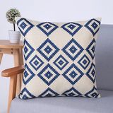 Digital Print Decorative Cushion/Pillow with Ikat Geometric Pattern (MX-60A/B/C/D/E/F)