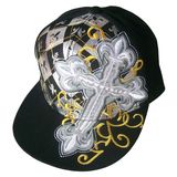 Hot Sale Fitted Baseball Cap with Large Raised Logo Gjfp17151