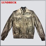 Fashion PU Jacket for Men Outwear Coat