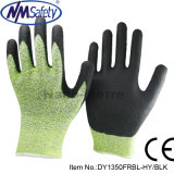 Nmsafety Hi-Viz Foam Nitrile Anti Cut Safety Gloves