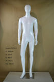 Glossy White Male Mannequin and Manikin for Fashion Display