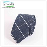 146*6.5*3.8cm Cotton Checked Printed Necktie