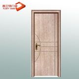 Interior MDF Laminate PVC Door Internal Wooden Single Main Door Design