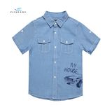 New Style Slim Leisure Boys' Short Sleeve Denim Shirt by Fly Jeans