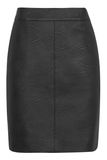 2017 Hot Sale Sexy Black Women PU Short Pencil Skirt