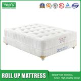 UK Standard Button Style Roll up Pocket Spring with Memory Foam Mattress