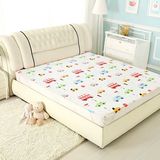 Red Paid Air Layer Waterproof Quilt Fitted Sheet