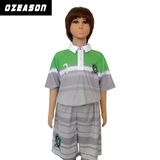 Wholesale Bulk Football Wear Cheap Printed Kids Soccer Kit (S035)