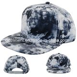 Fashion Polyester Printcloth Flat Bill Snapback Baseball Cap (TMFL0710)