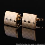 VAGULA Gold Clothing Cuff-Links Apparel Shirts Metal Cufflink