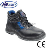 Nmsafety Cow Split Leather ABS Toe Cap Middle Cut Safety Shoes