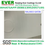 Satin Finish Ral9003 White Color Powder Coating Thermosetting Electrostatic Spray