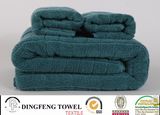 2016 Hot Sales 100% Organic Cotton Thick Jacquard Bath Towel with Satin Border Df-S285