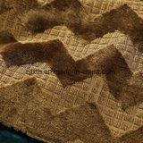 Gold Strip Design Uphostery Fabric Knitted (BK502)