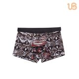 Men's Seamless Boxer Shorter with Custom Printed Pattern