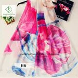 Hot Sale Newest 200*140cm Chiffon Printed Shawl Fashion Lady Scarf