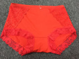 Good Quality Ladies Middle-Waist Red Panty