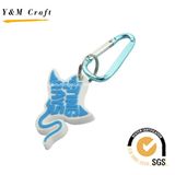 Cheap But Cool Customize Carabiner PVC Key Rings Ym1114