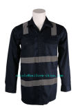 Cheap and High Quality Mens Navy Flame Resistant Mining Shirt Workwear
