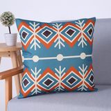 Digital Print Decorative Cushion/Pillow with Geometric Pattern (MX-59A)