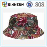 Custom Design Label Logo Popular Floral Blank Bucket Cap