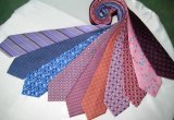 Fashion Check Design Silk Printed Neckties Group