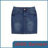 Women Denim Straight Skirt (JC2028)