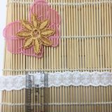 New Design Embroidery Factories Stock Wholesale 2cm Width Factory Stock Wholesale Embroidery Cotton Lace for Garment & Home Textiles Fabric & Curtains Accessory