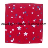 Wholesale Custom Logo Printing Multifunctional Colorful Cotton Knitting Square Scarf