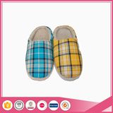 Check Cloth Women Indoor Home Slipper