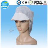 Hot! Disposable Nonwoven Worker Cap with Peak From Xiantao Factory