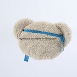 Hotsale Cheap Zipper Plush Coin Purse with Key Chain