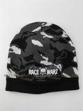 Promotion Gift Acrylic Knit Camo Beanie Hat with Quality Embroidery