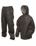 Adult Fashion Polyester Nylon Reusable Rain Suit with Pant Set