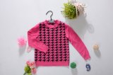 Girls Sweater Houndstooth Color