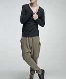 Men's Casual Pants, Big Crotch Harem Draw String Pants
