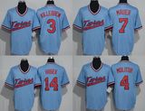 Customized Minnesota Twins Mauer Hrbek Molitor Sano Baseball Jerseys