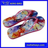 African Double Color Strap Slippers for Ladies (BF15005-Pink)