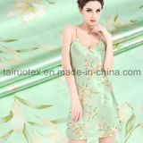 100% Digital Printed Crepe Satin Silk for Pajamas Fabric