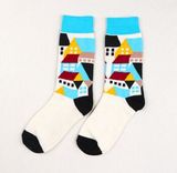 Custom Men's or Women's Fashion Jacquard Knee High Cotton Sock