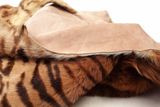 Genuine Sheep Skin Tiger Strip Hanging Carpet Home Decoration