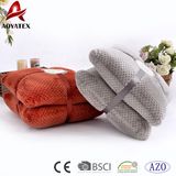 Factory Direct Flannel Fleece Jacquard Decorative S/2 Cushion