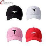 Club Custom Baseball Cap with Flat Embroidery Logo Gun