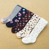 Baby Infants Children Jacquard Cotton Tights (TA623)